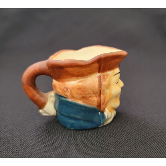 Vintage Miniature Ceramic Toby Mug Pitcher Made In Japan - Picture 3 of 9